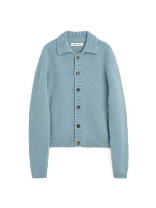 alpaca cardigan Sunflower | 3093220 LIGHT BLUE